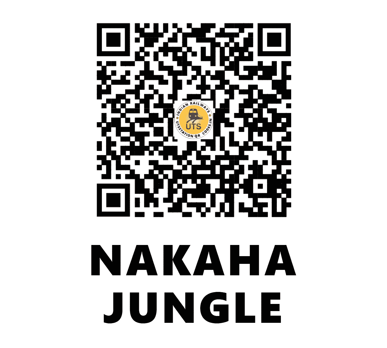 UTS QR Code for NAKAHA JUNGLE - JEA - NE (UTTAR PRADESH)